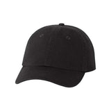 Valucap Youth Small Fit Bio-Washed Dad Hat - Valucap VC300Y Valucap Black Adjustable