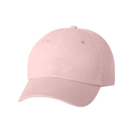 Valucap Youth Small Fit Bio-Washed Dad Hat - Valucap VC300Y Valucap Light Pink Adjustable