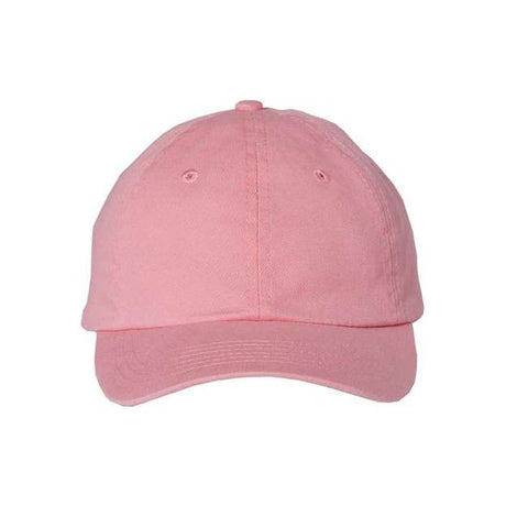 Valucap Youth Small Fit Bio-Washed Dad Hat - Valucap VC300Y Valucap Pink Adjustable