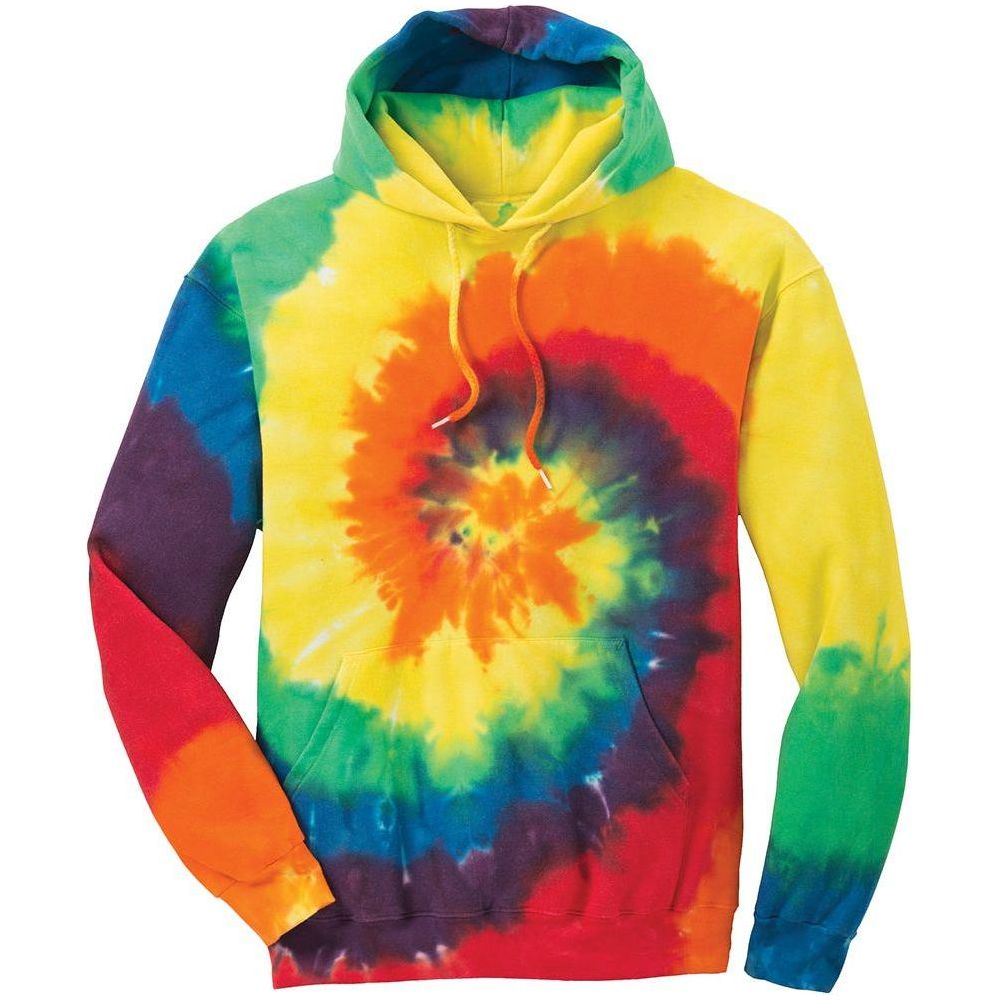 Joe's USA Men's Hoodies - Tie-Dye Hooded Sweatshirts Joe's USA Tie-Dye Rainbow Small