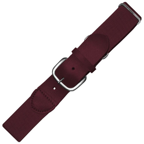Joe's Baseball/Softball Uniform Belts - Available in All Colors and Sizes Joe's USA Youth Maroon