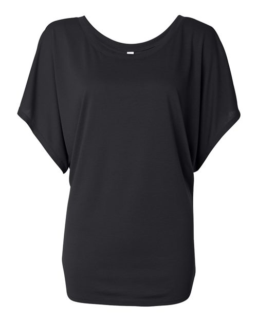 BELLA + CANVAS Women’s Flowy Draped Dolman Tee - BELLA + CANVAS 8821 BELLA + CANVAS