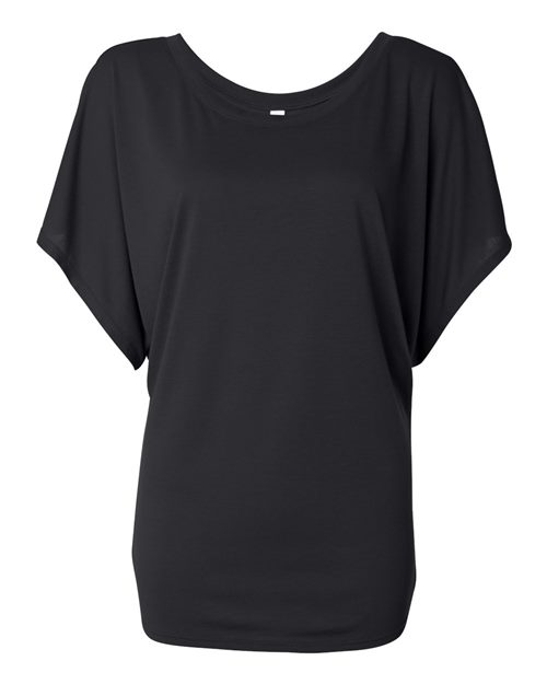BELLA + CANVAS Women’s Flowy Draped Dolman Tee - BELLA + CANVAS 8821