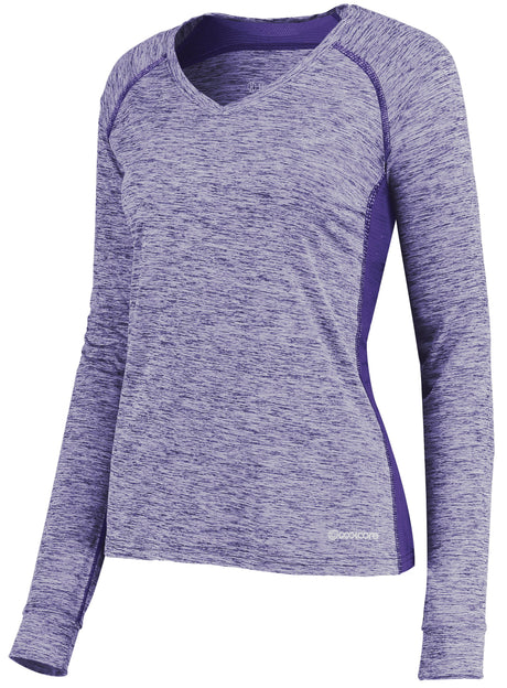 Holloway Ladies Electrify Long Sleeve Tee Powered by Coolcore® 222770