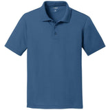 DRIEQUIP Youth Racer Mesh Polo DRI-EQUIP Dawn Blue Youth X-Small