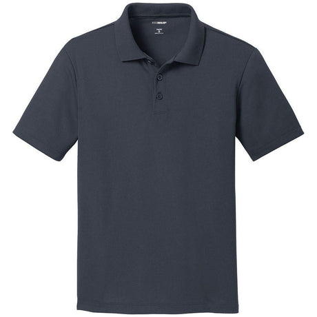 DRIEQUIP Youth Racer Mesh Polo DRI-EQUIP Graphite Youth X-Small