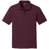 DRIEQUIP Youth Racer Mesh Polo DRI-EQUIP Maroon Youth X-Small