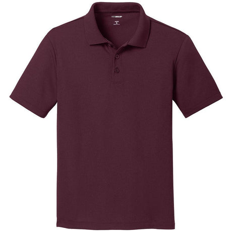 DRIEQUIP Youth Racer Mesh Polo DRI-EQUIP Maroon Youth X-Small