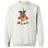 Joe's USA HO HO UH OH Graphic Collection Joe's USA White Crewneck Sweatshirt Small