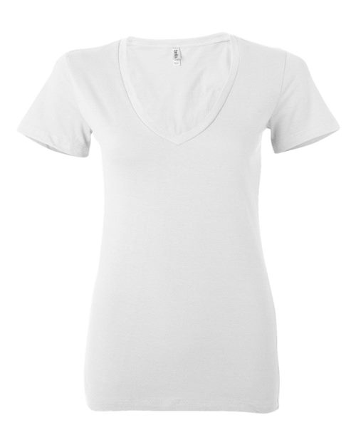 BELLA + CANVAS Women’s Jersey Deep V-Neck Tee - BELLA + CANVAS 6035 BELLA + CANVAS