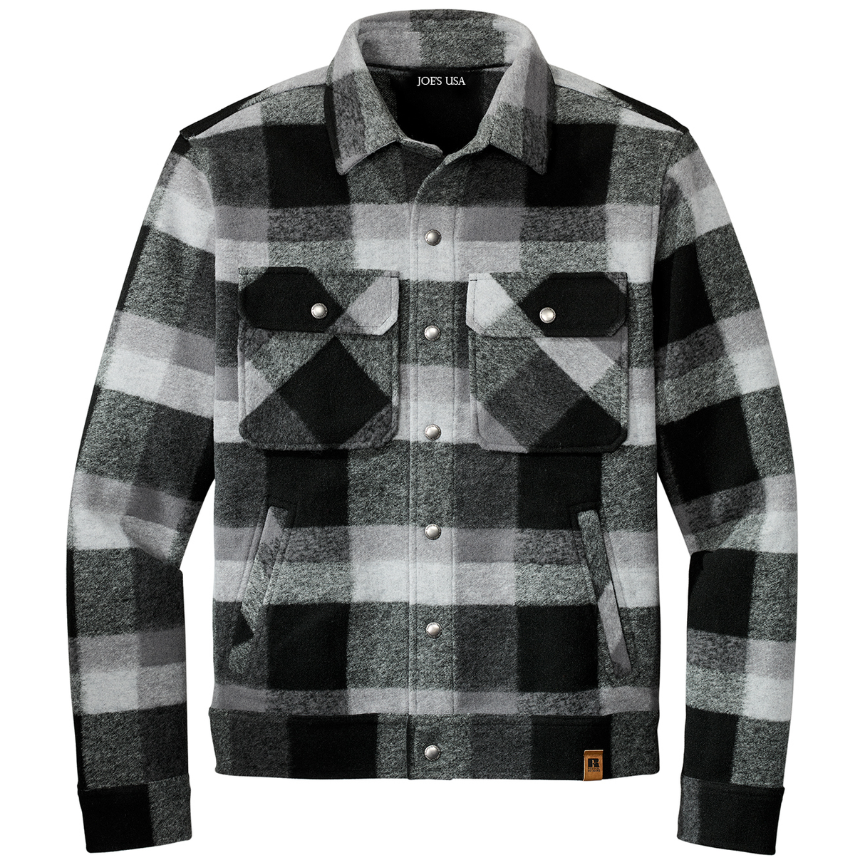 Joe's USA Flannel Basin Jacket Joe's USA X-Small Deep Black Plaid