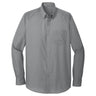 Joe's USA Long Sleeve Carefree Poplin Shirt Joe's USA X-Small Gusty Grey