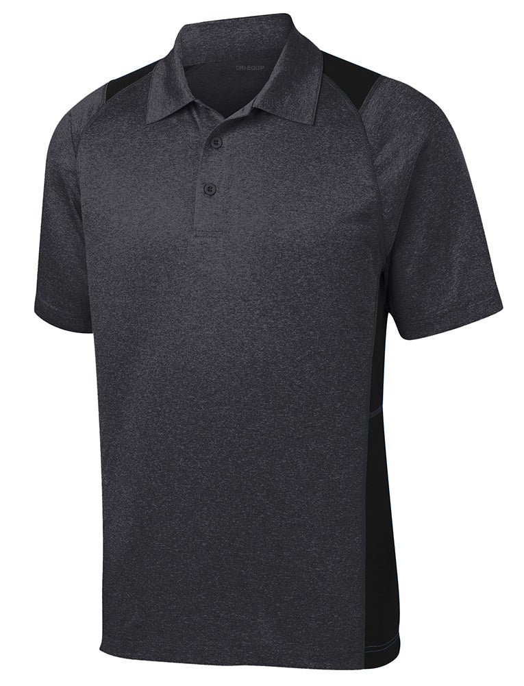 Men's Heather Colorblock Contender Polo