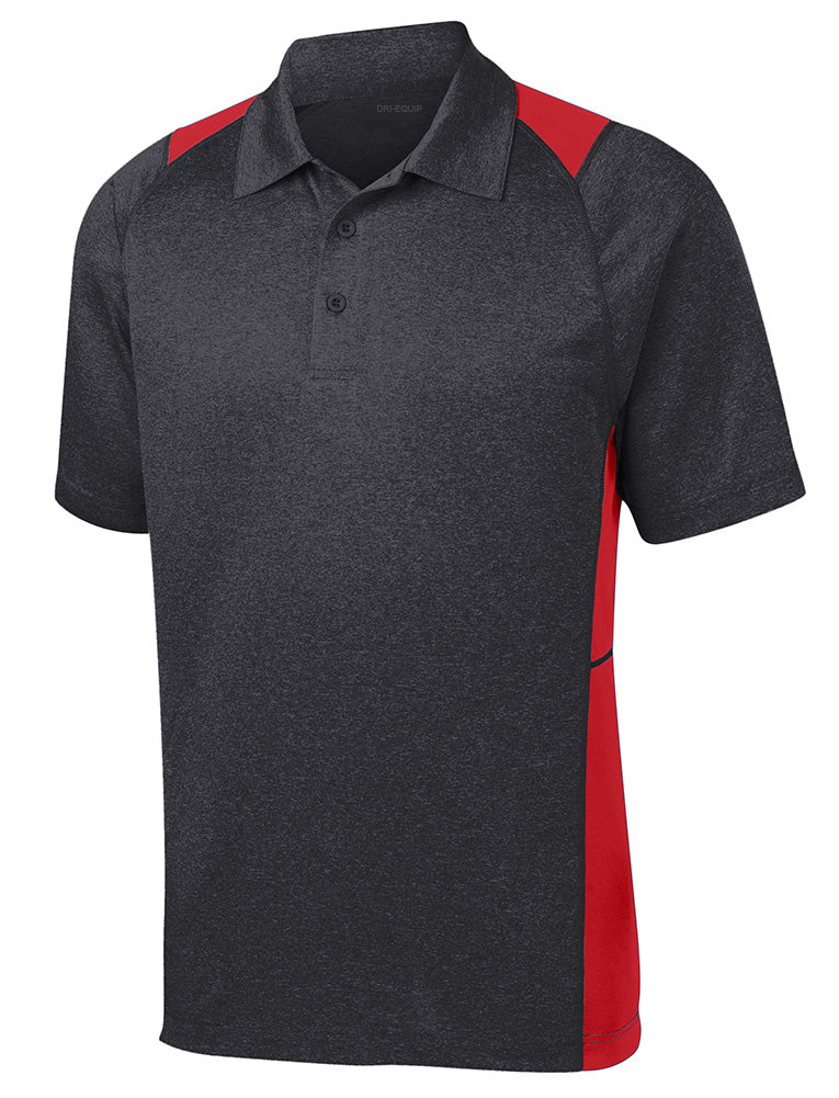 Men's Heather Colorblock Contender Polo