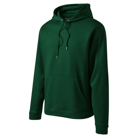 Mens Sport-Wick Fleece Hooded Pullover DRI-EQUIP X-Small Forest Green