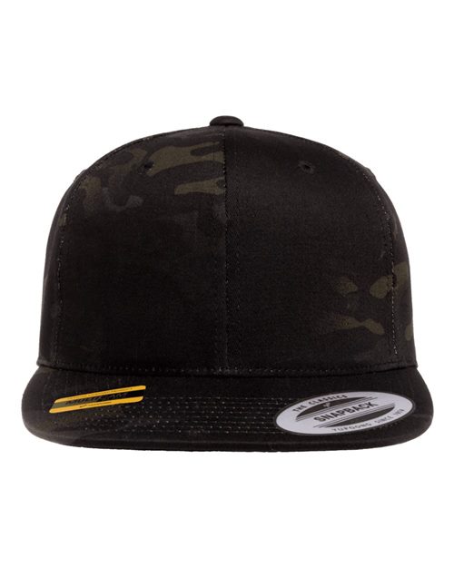 YP Classics Premium Flat Bill Snapback Cap - Yupoong 6089M