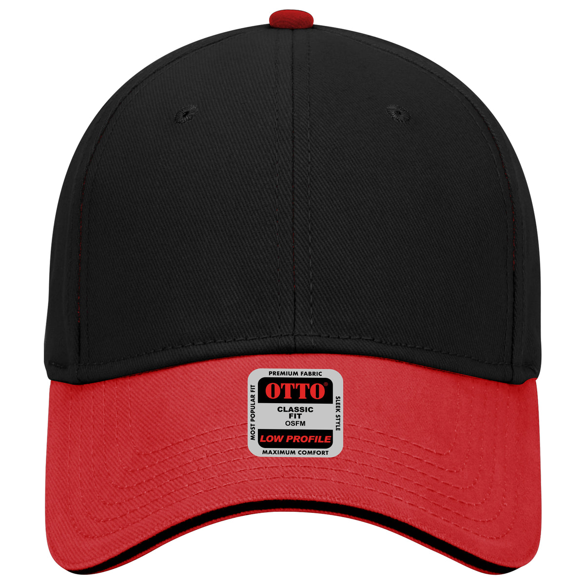 OTTO CAP 6 Panel Low Profile Baseball Cap OTTO 23-255 Otto Cap