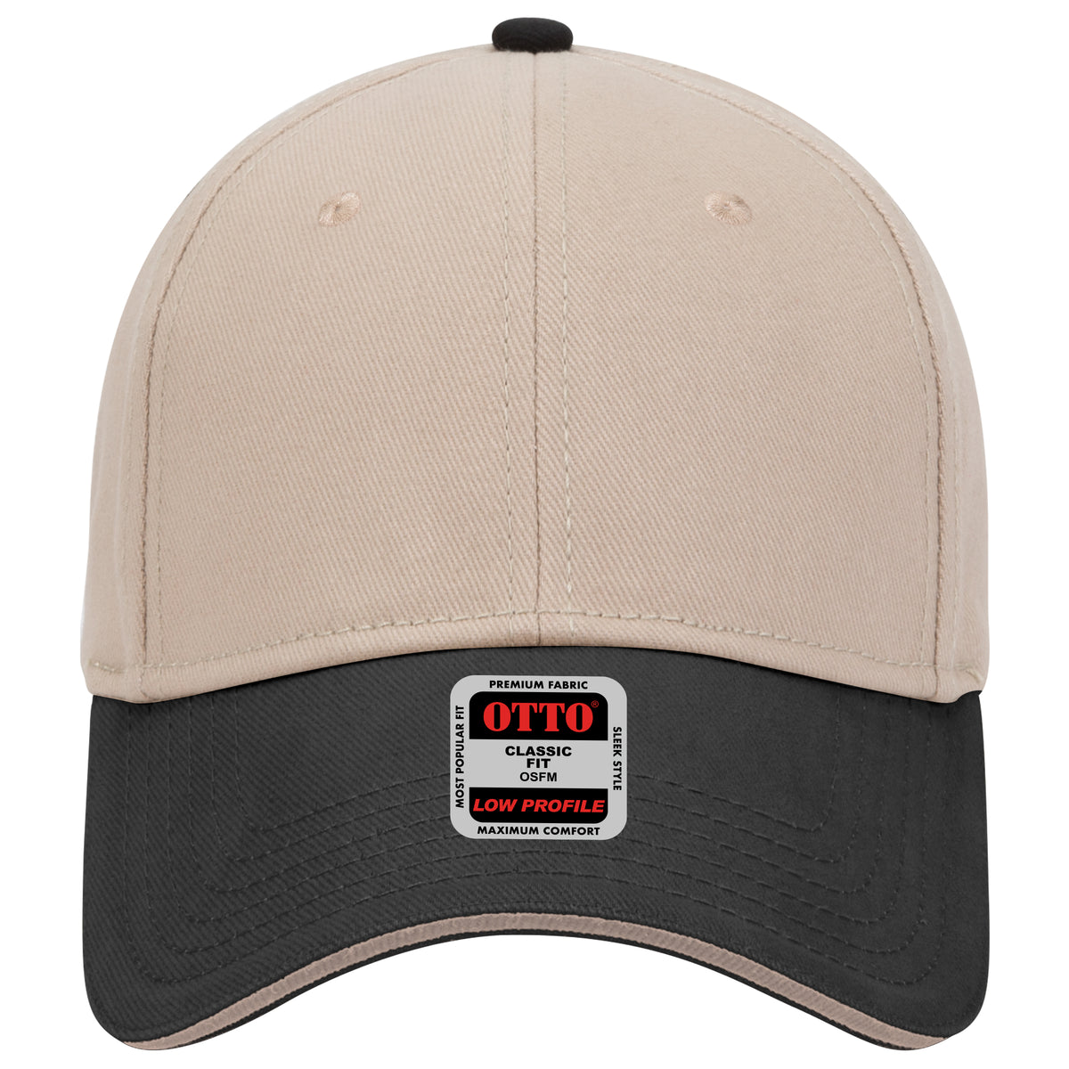 OTTO CAP 6 Panel Low Profile Baseball Cap OTTO 23-255 Otto Cap