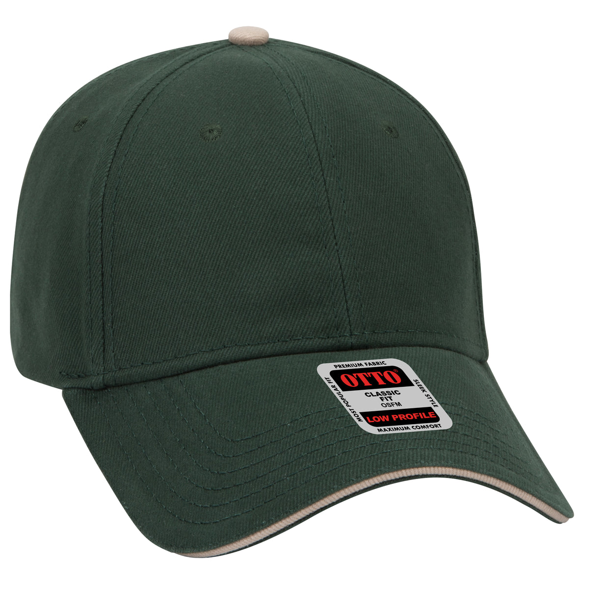 OTTO CAP® 6 Panel Low Profile Baseball Cap OTTO 23-255