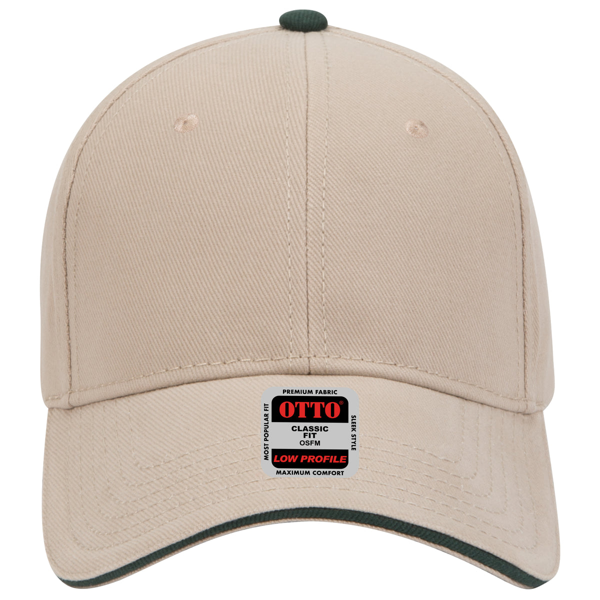 OTTO CAP 6 Panel Low Profile Baseball Cap OTTO 23-255 Otto Cap