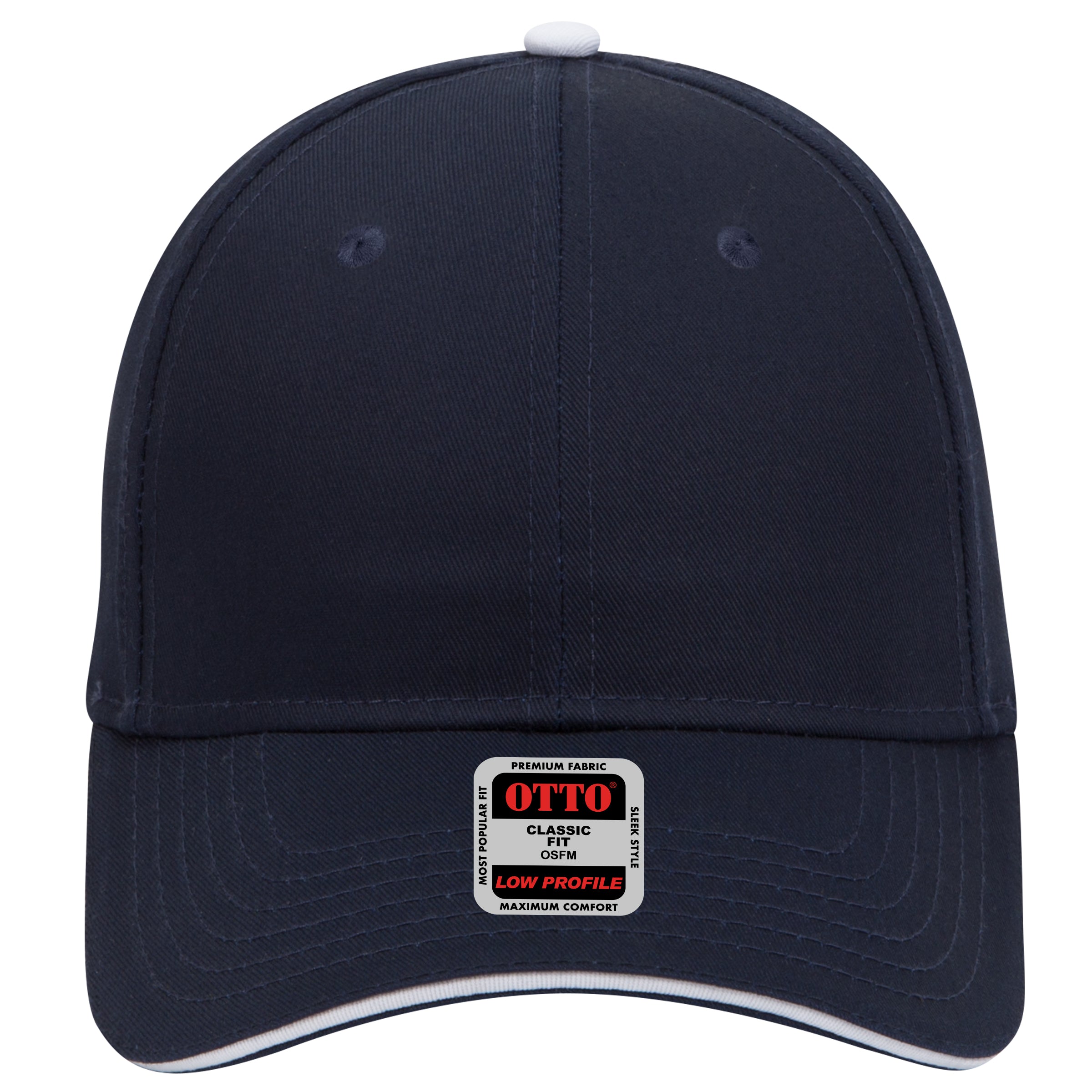 OTTO CAP 6 Panel Low Profile Baseball Cap OTTO 23-434 Otto Cap