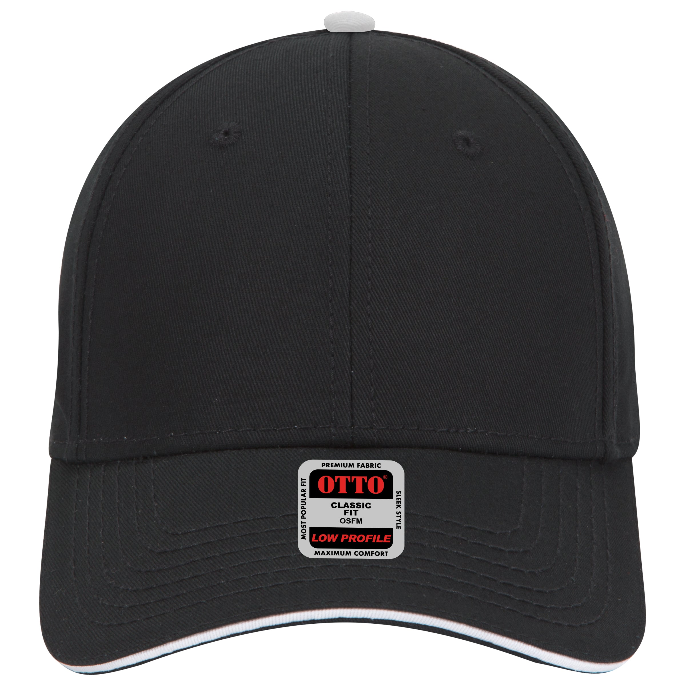 OTTO CAP 6 Panel Low Profile Baseball Cap OTTO 23-766 Otto Cap