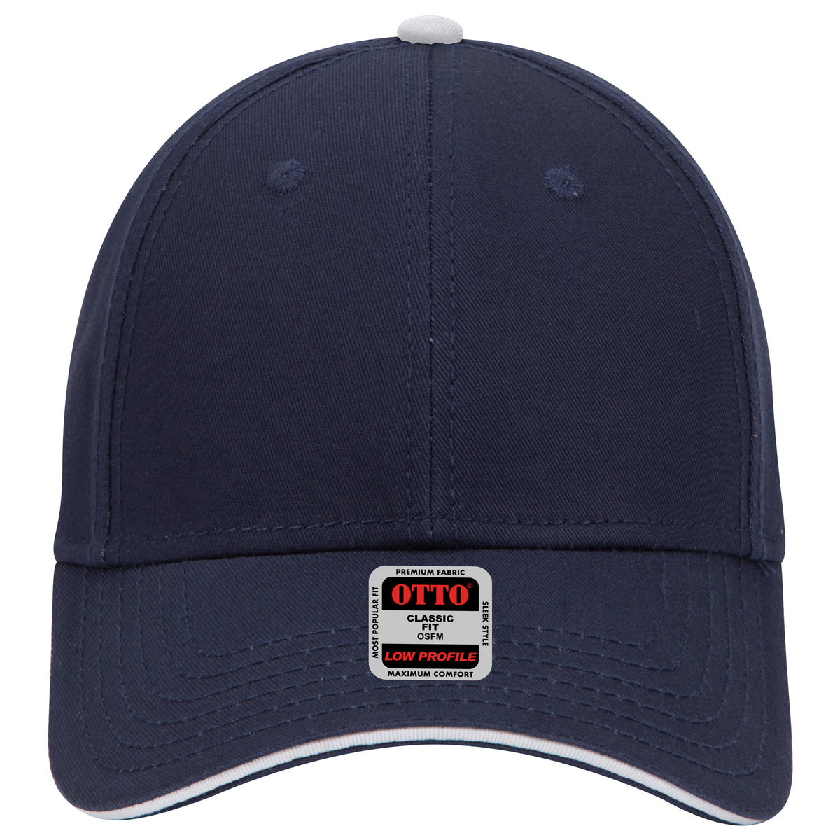 OTTO CAP 6 Panel Low Profile Baseball Cap OTTO 23-766 Otto Cap