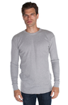 Royal Apparel 23054 Unisex Blend Long Sleeve Thermal - Heather Grey
