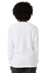 Royal Apparel 23054 Unisex Blend Long Sleeve Thermal - White