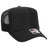 OTTO CAP 5 Panel High Crown Mesh Back Foam Trucker Hat 39-165 Caps OTTO CAP Black