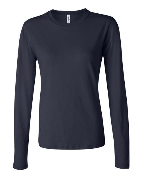 BELLA + CANVAS Women’s Jersey Long Sleeve Tee - BELLA + CANVAS 6500 BELLA + CANVAS Navy S