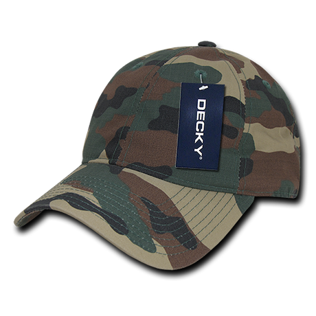 Decky 6 Panel Low Profile Relaxed Ripstop Dad Hat | Decky 239