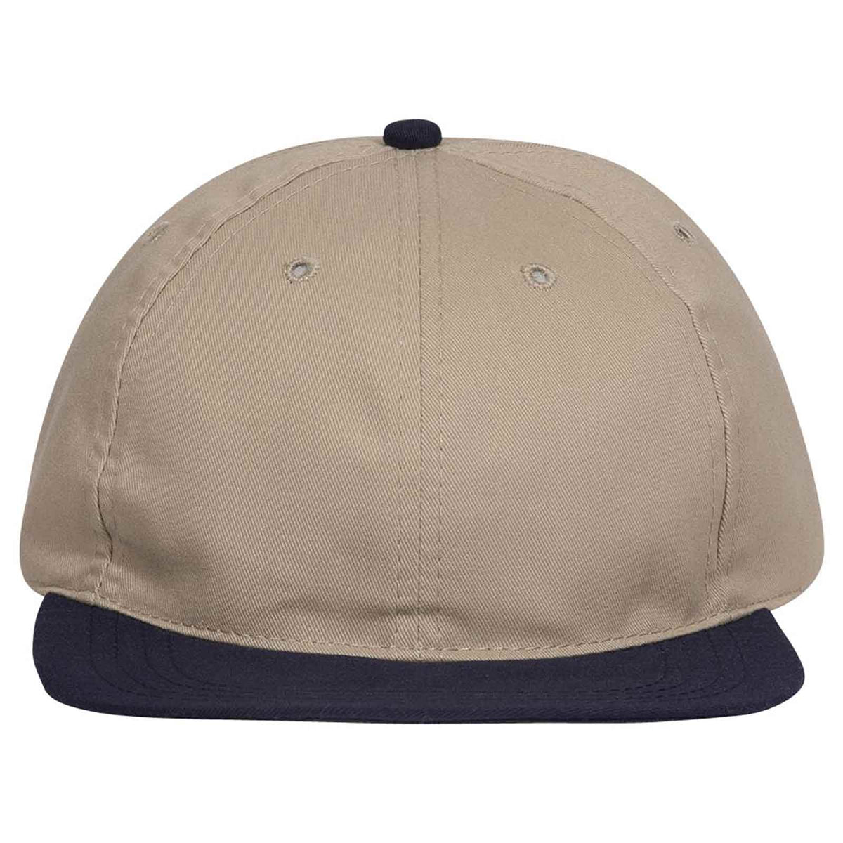 OTTO CAP 6 Panel Low Profile Baseball Cap OTTO 24-033 Otto Cap 0432 - Nvy/Kha OSFM - Adult