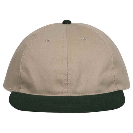 OTTO CAP 6 Panel Low Profile Baseball Cap OTTO 24-033 Otto Cap 1732 - Dk.Grn/Kha OSFM - Adult