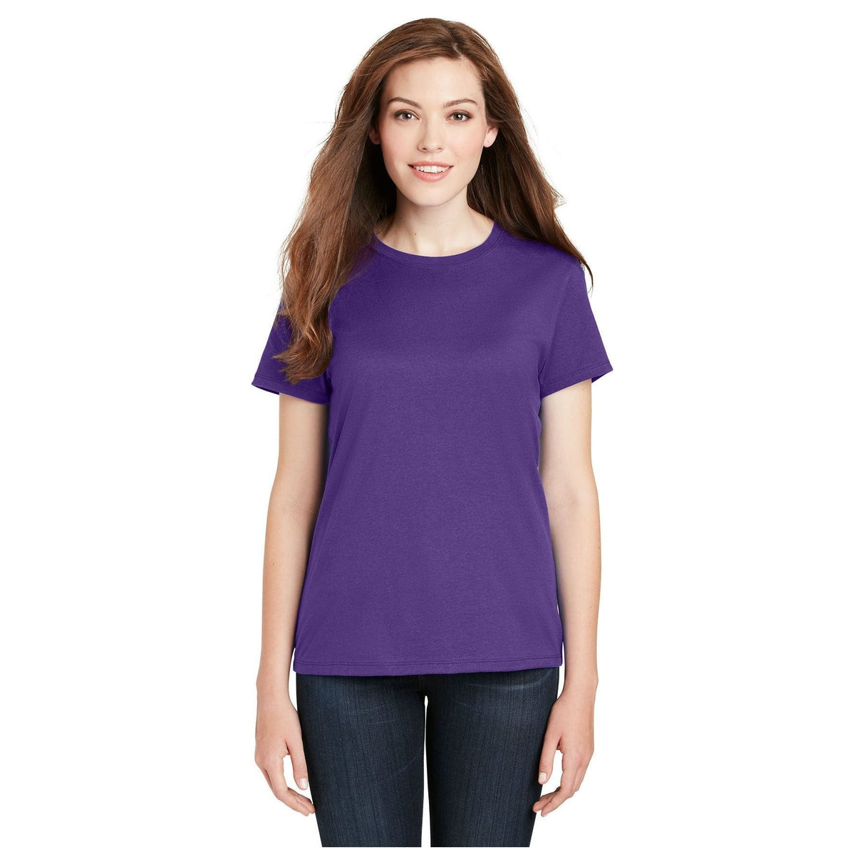 Joe's USA Ladies Nano-T Cotton T-Shirt Joe's USA Medium Purple