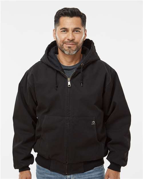 DRI DUCK Men's Cheyenne Boulder Cloth™ Hooded Jacket with Tricot Quilt Lining - DRI DUCK 5020
