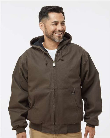 DRI DUCK Men's Cheyenne Boulder Cloth™ Hooded Jacket with Tricot Quilt Lining - DRI DUCK 5020