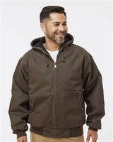 DRI DUCK Men's Cheyenne Boulder Cloth™ Hooded Jacket with Tricot Quilt Lining - DRI DUCK 5020