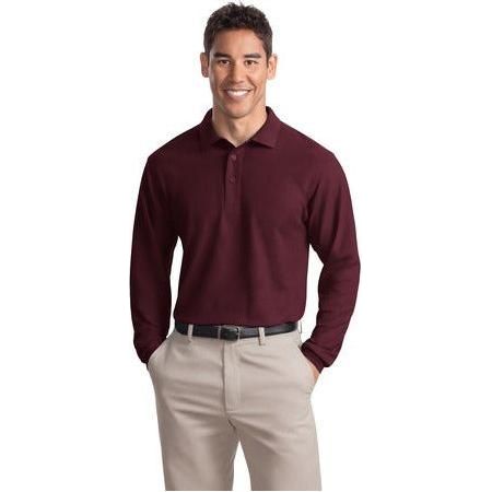 Joe's USA Mens Long Sleeve Silk Touch Polo Joe's USA