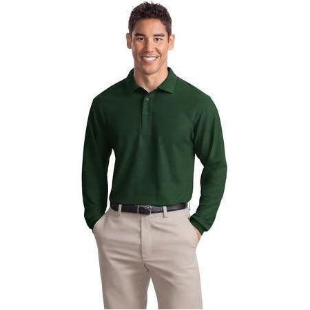 Joe's USA Mens Long Sleeve Silk Touch Polo Joe's USA