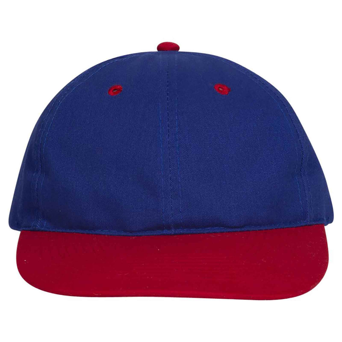 OTTO CAP 6 Panel Low Profile Baseball Cap OTTO 25-023 Otto Cap 0201 - Red/Ryl OSFM - Adult