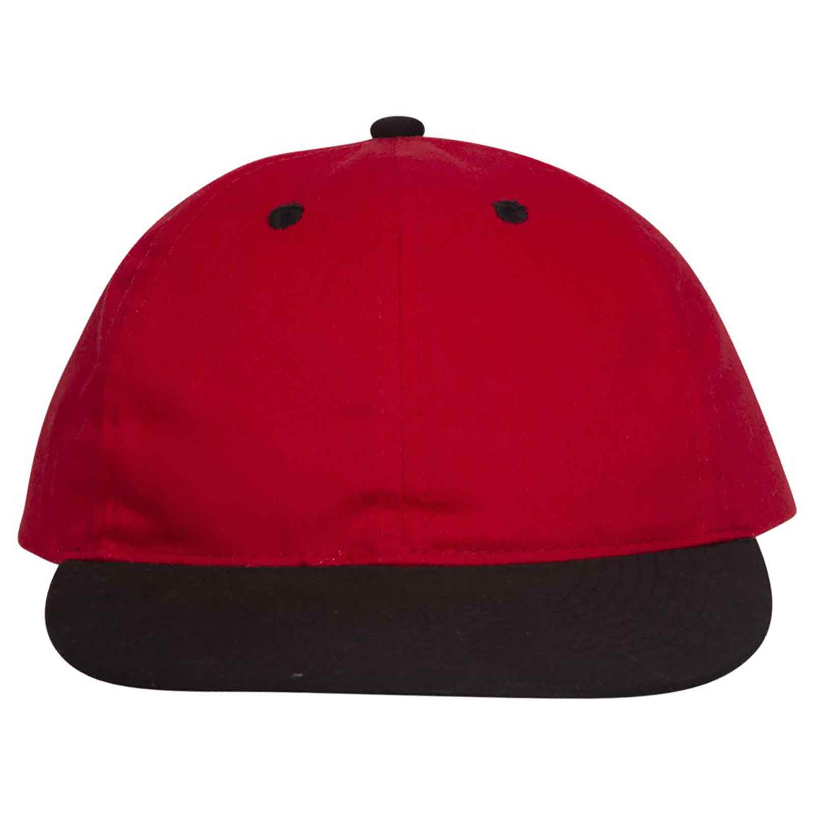 OTTO CAP 6 Panel Low Profile Baseball Cap OTTO 25-023 Otto Cap 0302 - Blk/Red OSFM - Adult