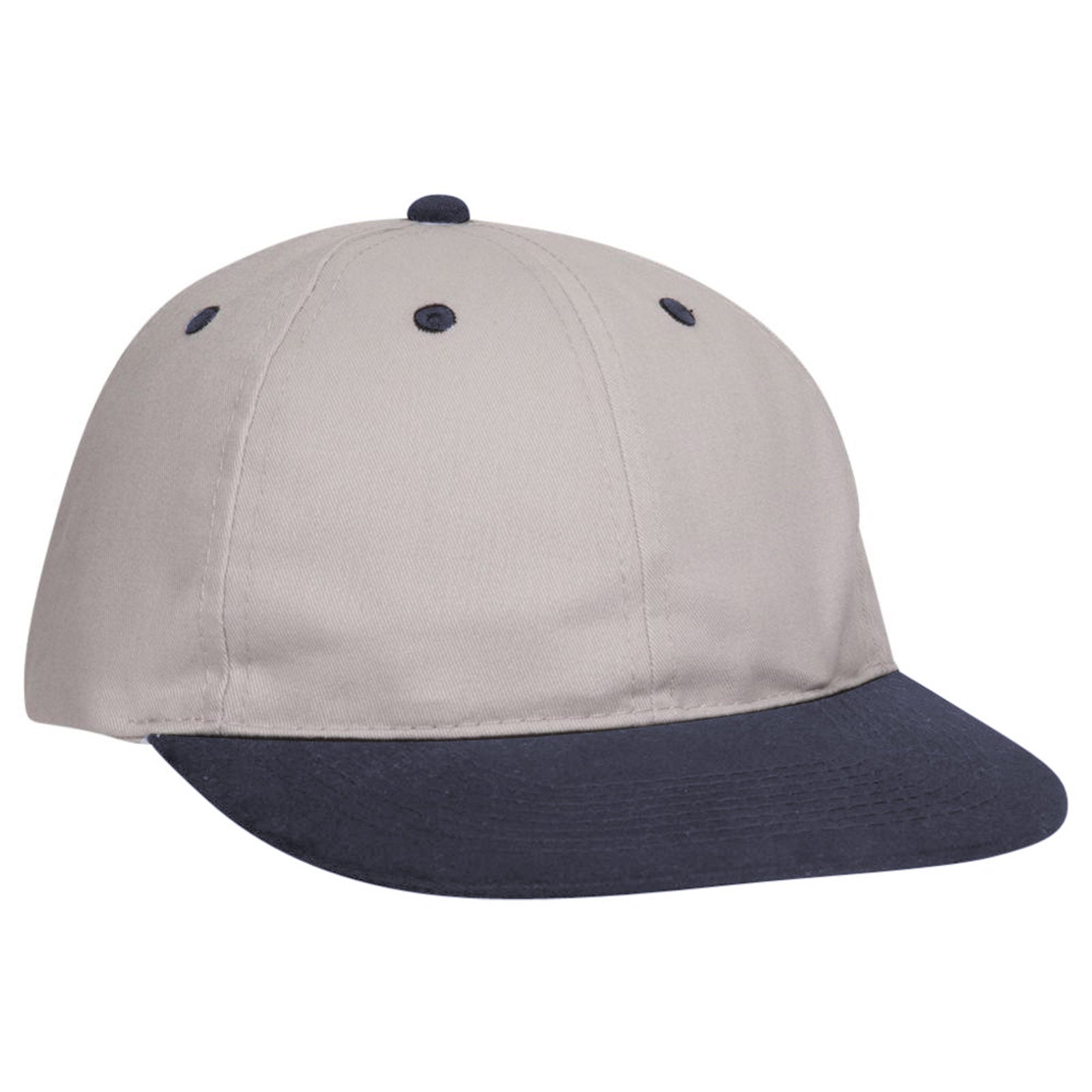 OTTO CAP 6 Panel Low Profile Baseball Cap OTTO 25-023 Otto Cap 0435 - Nvy/Stn.Gry OSFM - Adult