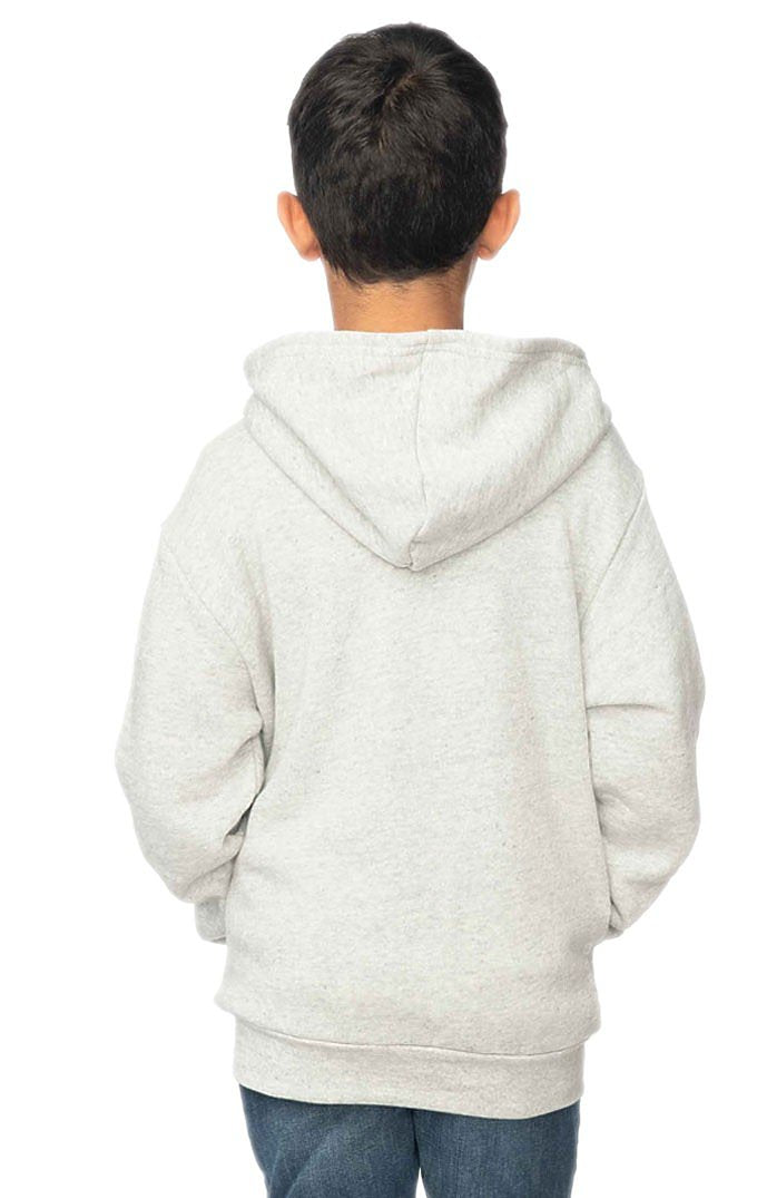 Royal Apparel 25020 Youth Triblend Fleece Zip Hoodie - Tri Ash
