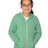 Royal Apparel 25020 Youth Triblend Fleece Zip Hoodie - Tri Kelly