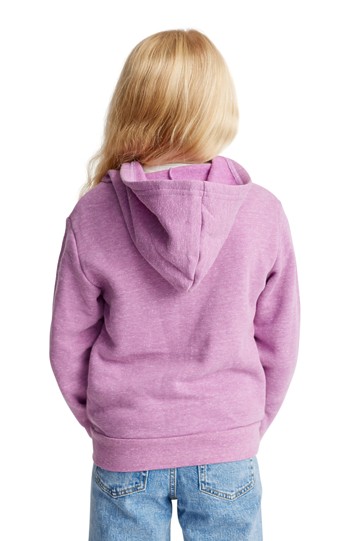 Royal Apparel 25020 Youth Triblend Fleece Zip Hoodie - Tri Purple