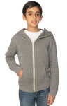 Royal Apparel 25020 Youth Triblend Fleece Zip Hoodie - Tri Vintage Grey