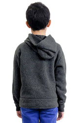 Royal Apparel 25025 Youth Triblend Fleece Pullover Hoodie - Tri Onyx