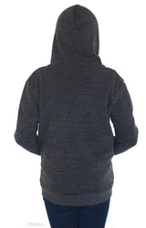 Royal Apparel 25025 Youth Triblend Fleece Pullover Hoodie - Tri Onyx