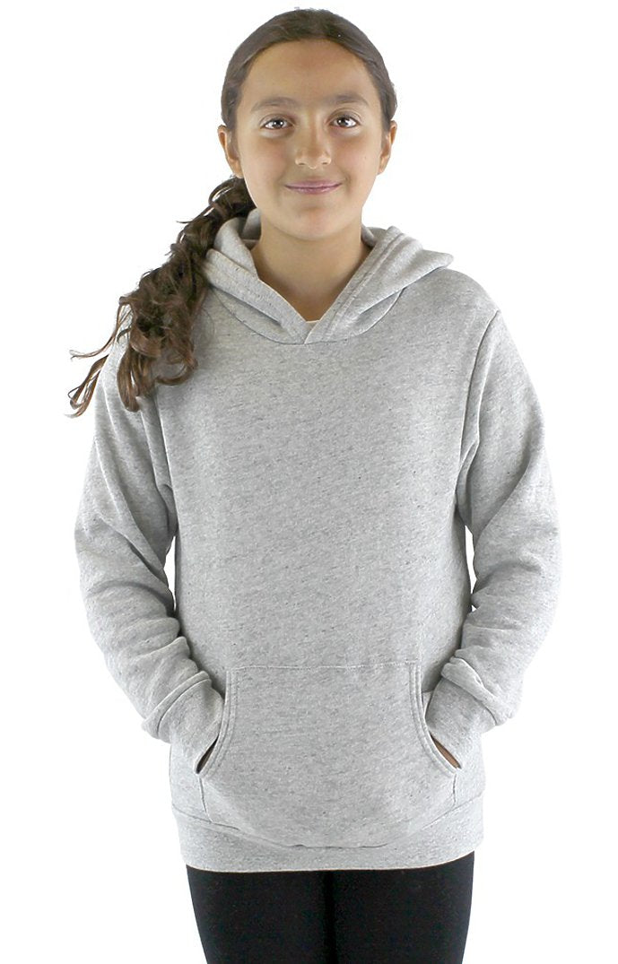 Royal Apparel 25025 Youth Triblend Fleece Pullover Hoodie - Tri Ash